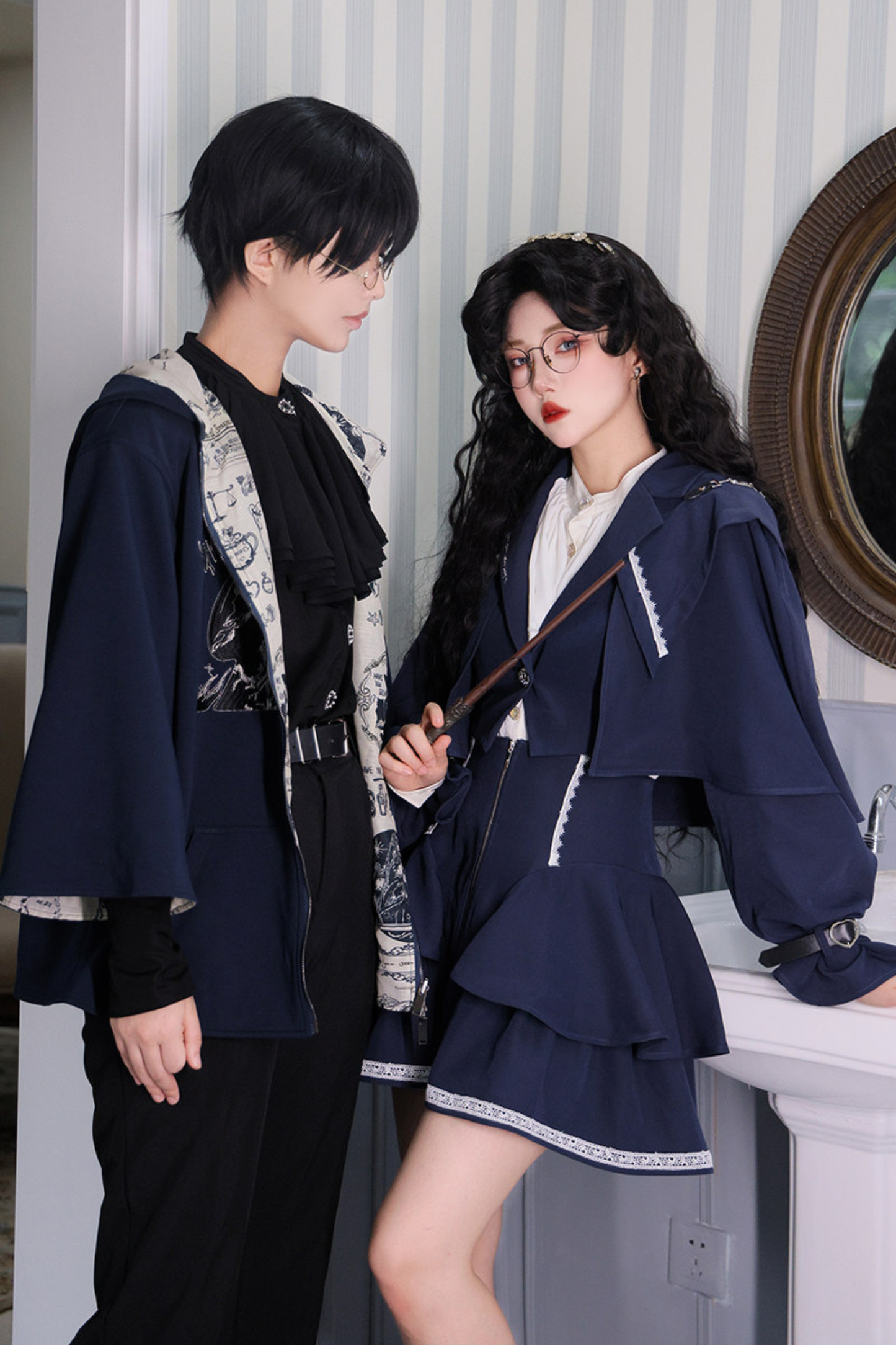 Witches Short Cape Coat + Skirt
