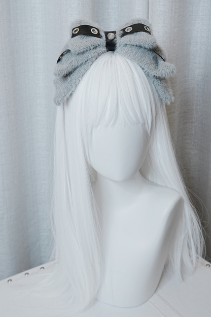 Dark big ribbon catsuit