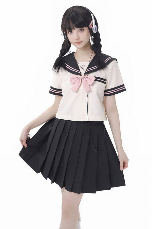 スイートカレッジセーラートップス+プリーツスカート