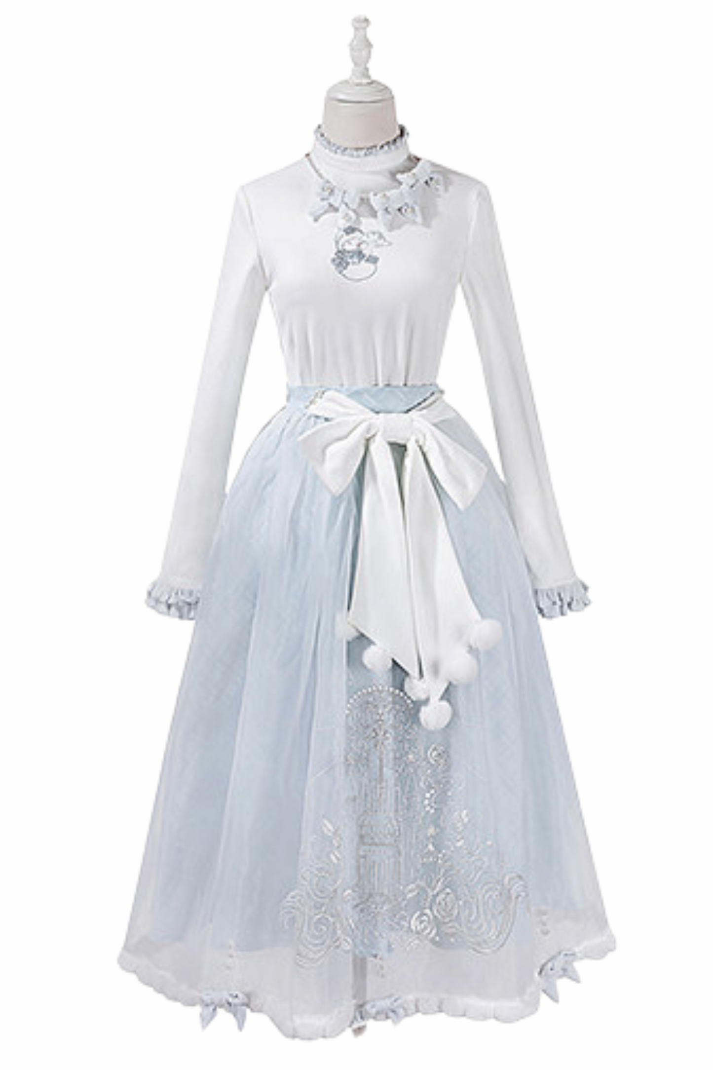 Clear Sky Lolita Mantel + Oberteile + Rock