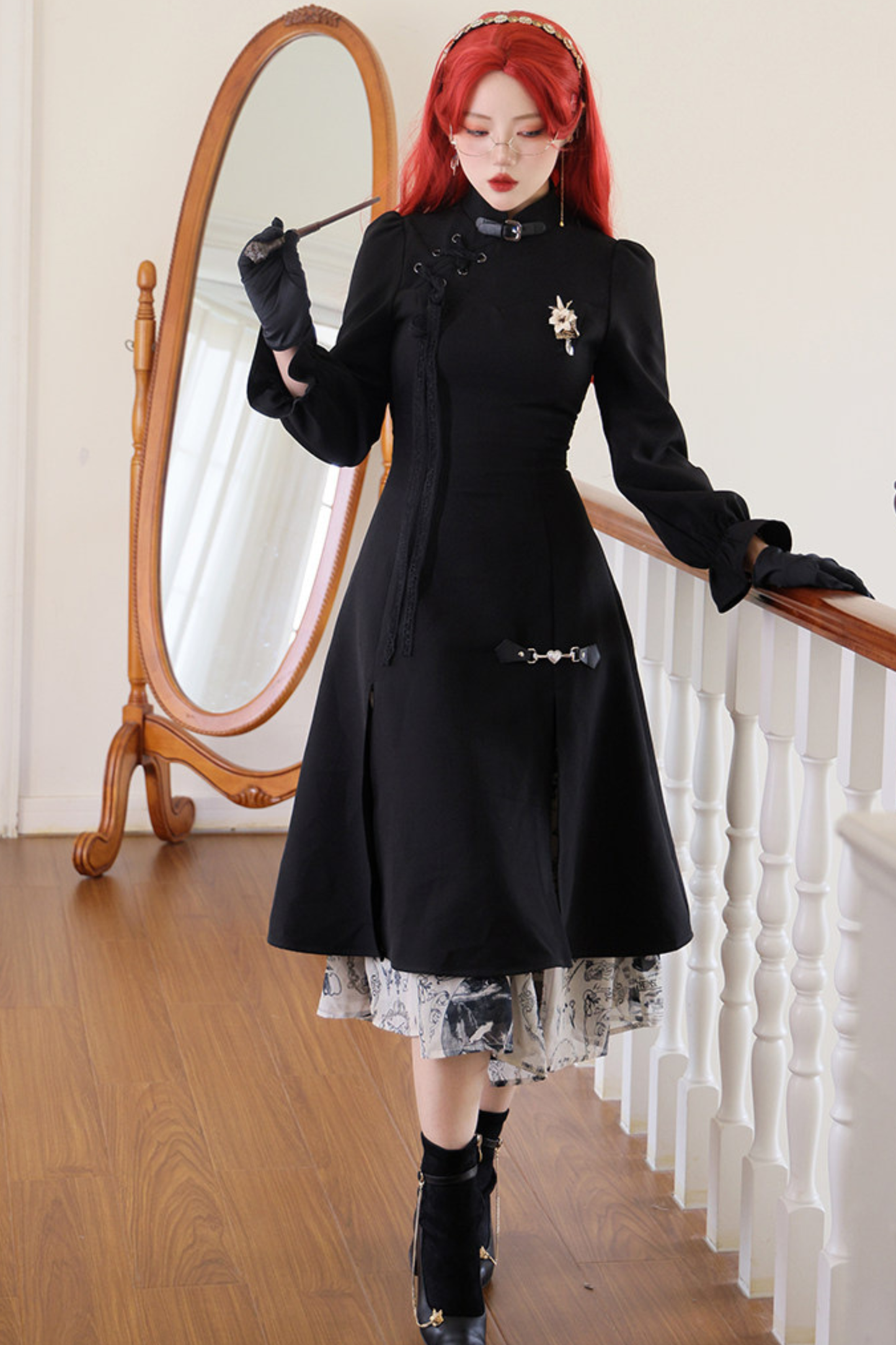 China mode long dress