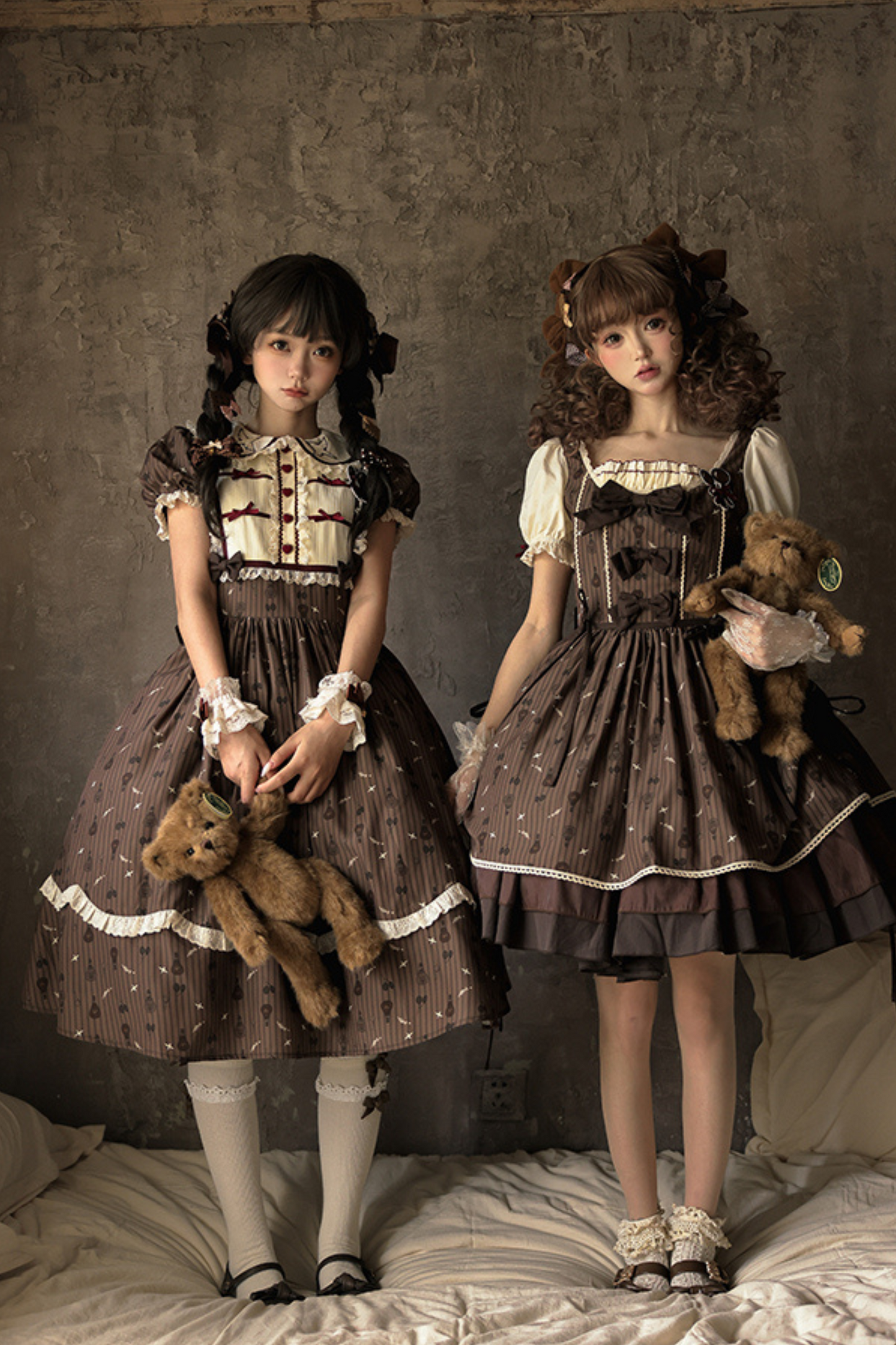 Doll Color Brown Retro Princess Lolita Dress