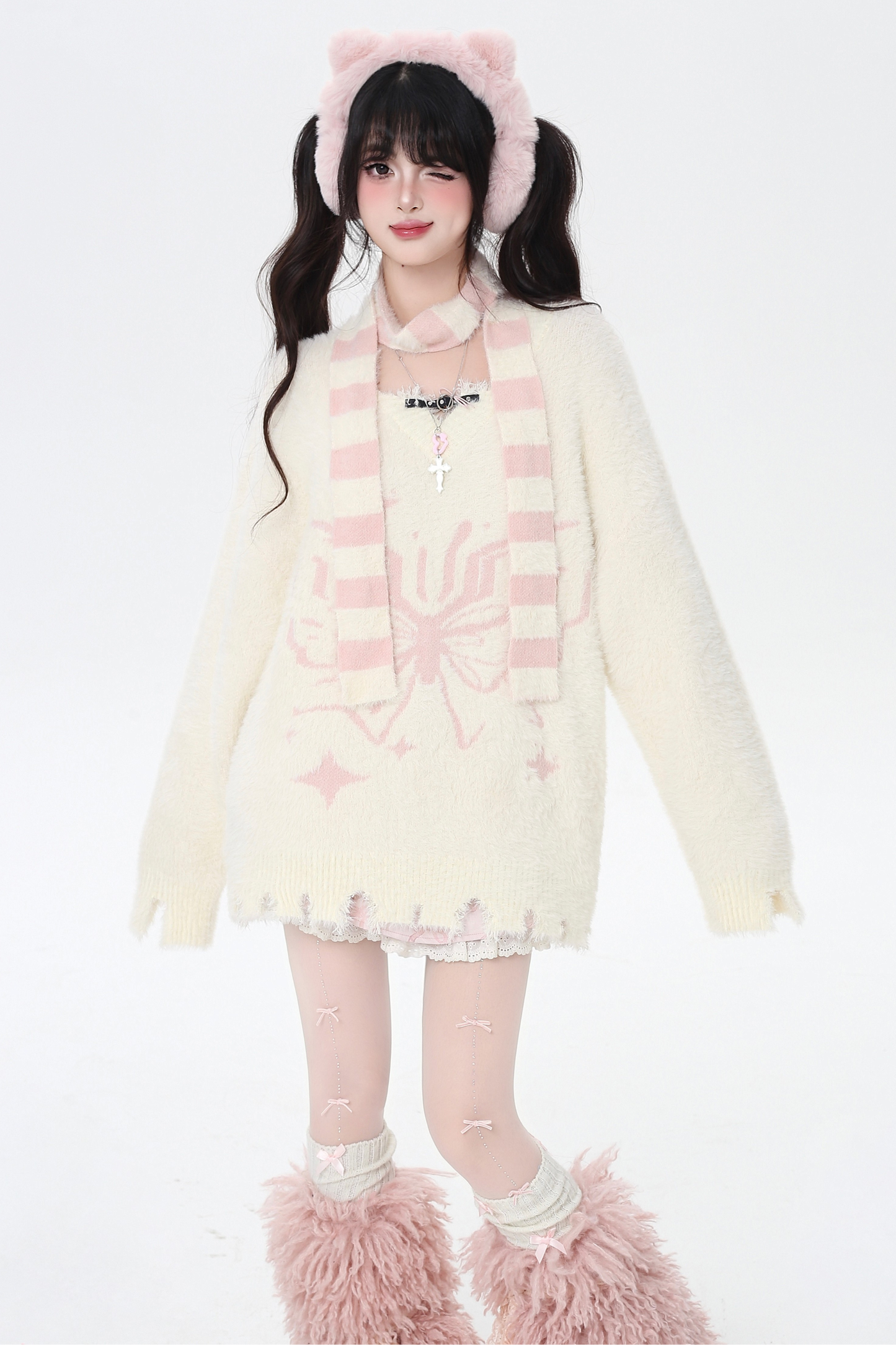 Dark Design Loose Knit