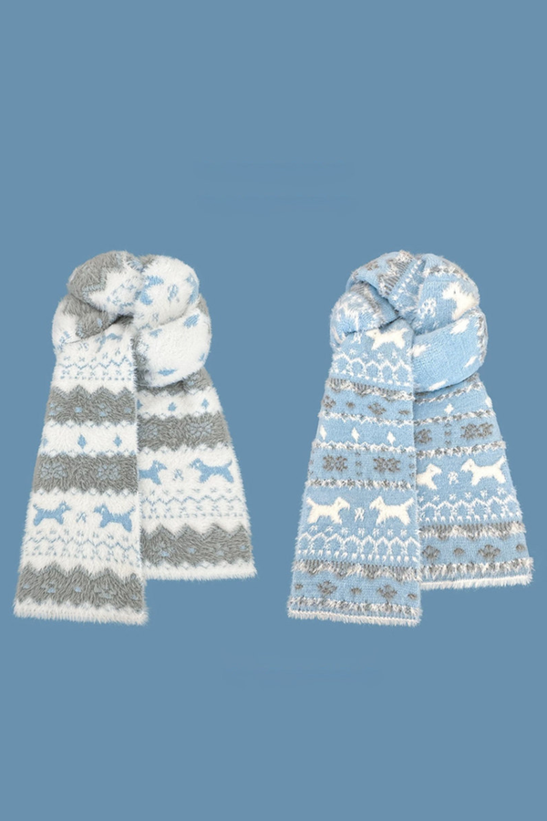 Subculture Animal Knit Scarf