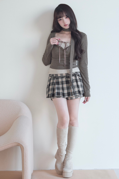 リトルリボントップス+キャミソール