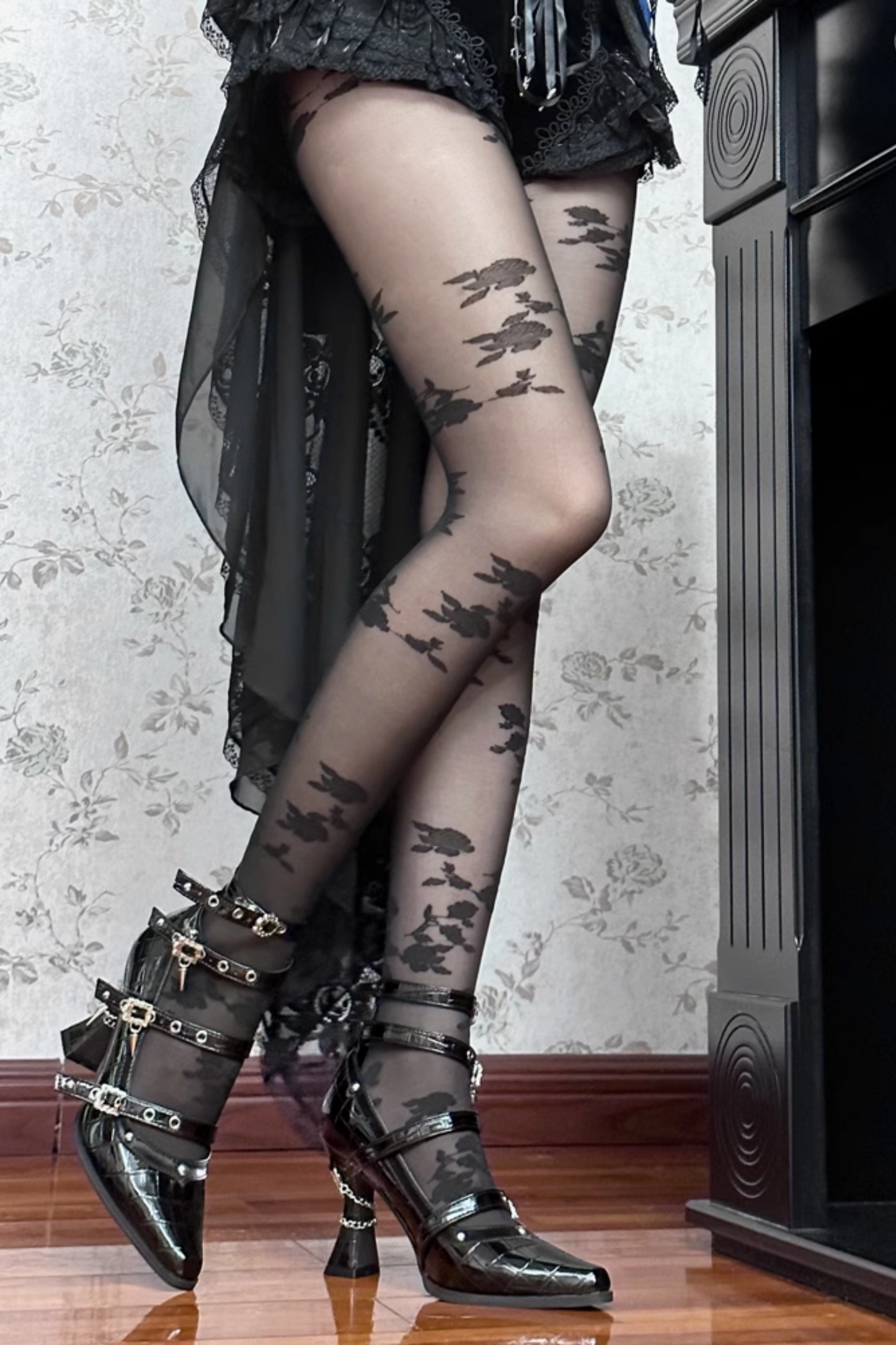 Retro Dark Subculture Gothic Heels