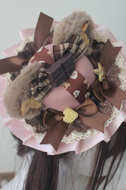 ストロベリーチョコレートロリータヘアアクセサリー