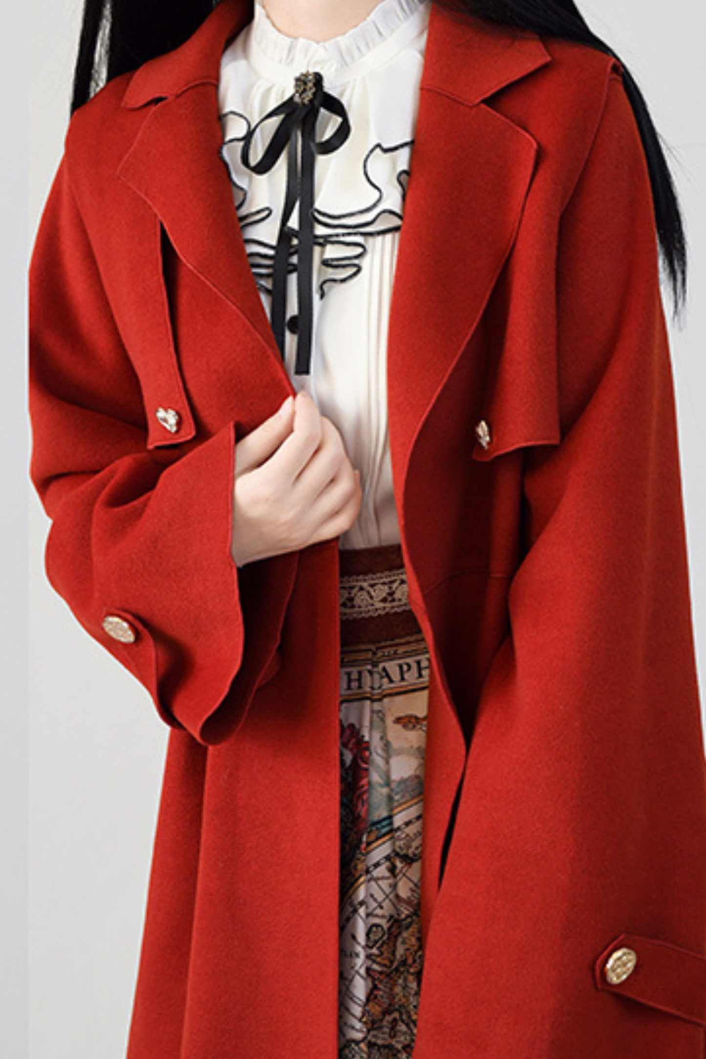 オールウールウィンターコート