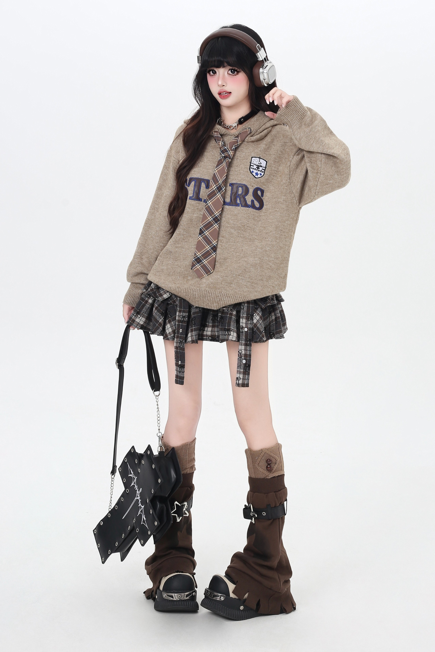 アメリカンスクールフードパーカー