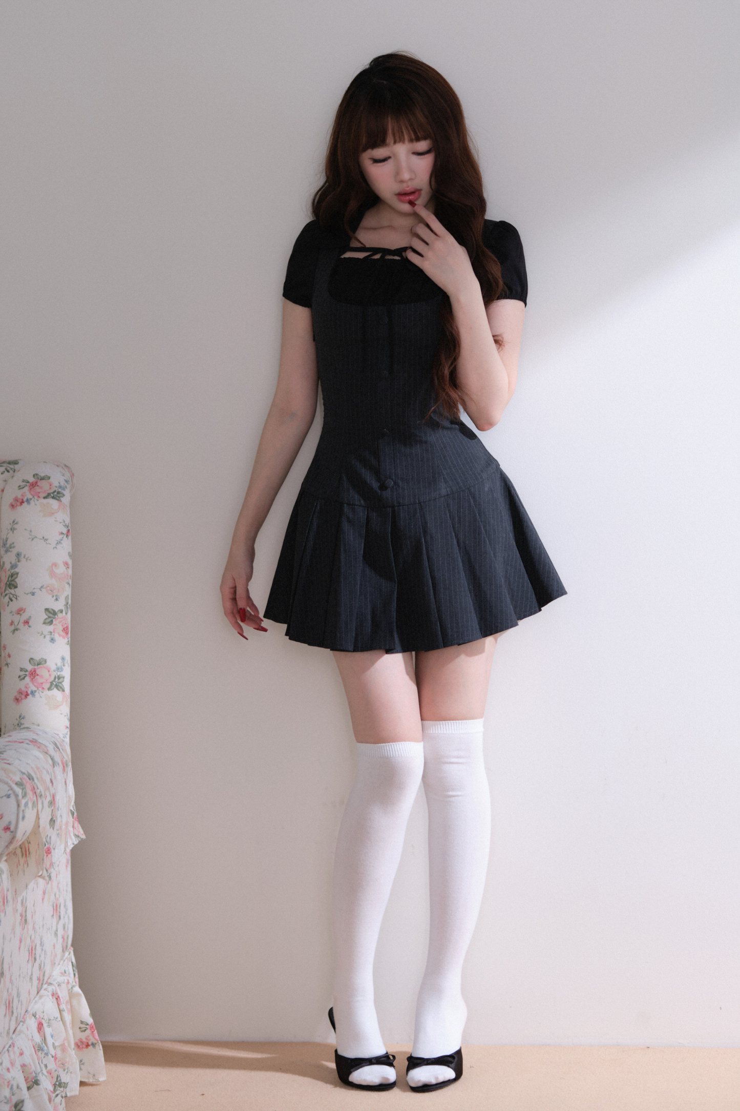 Robe à plis douce