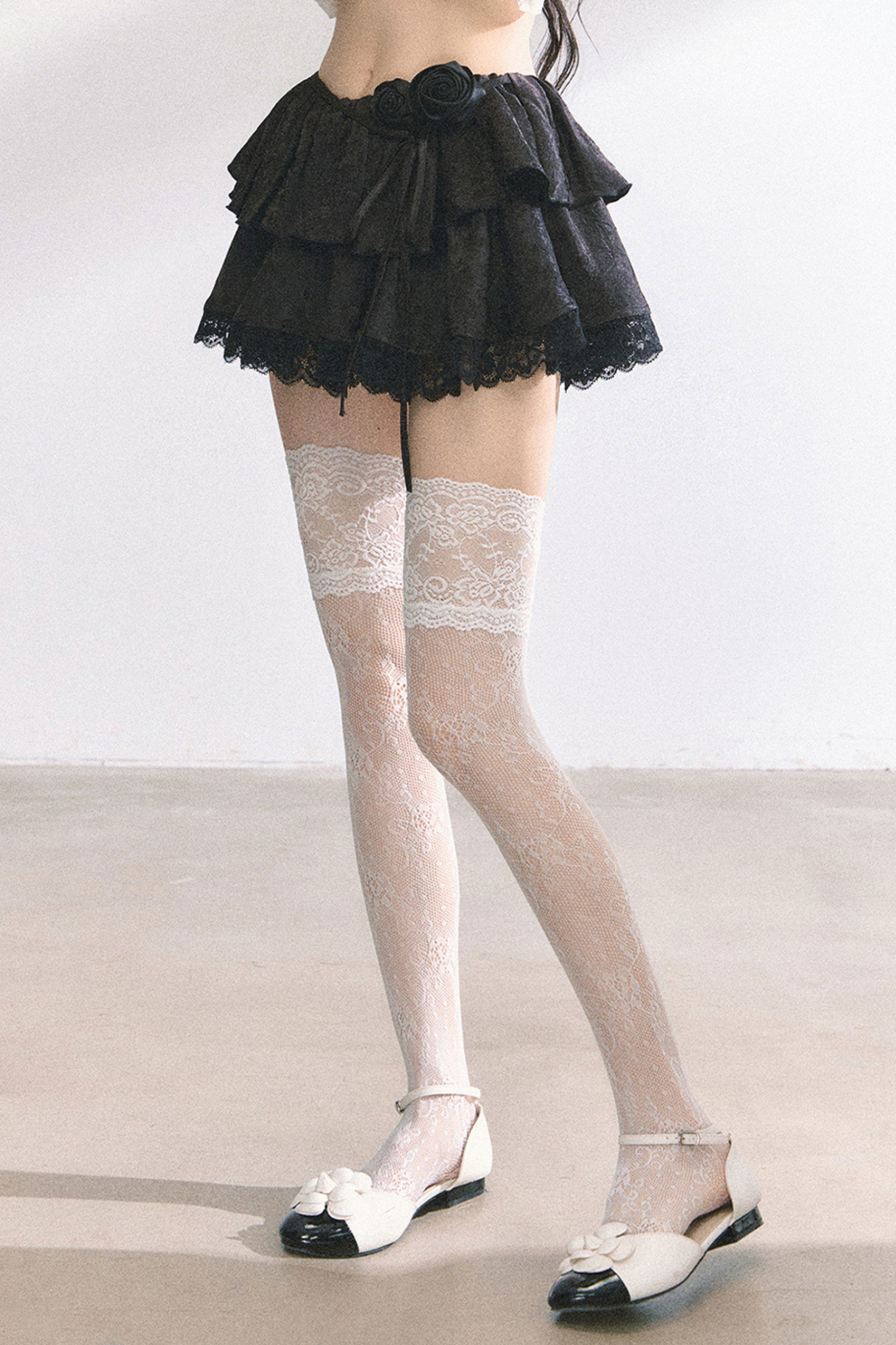 French Lace Tiered Cake Skirt