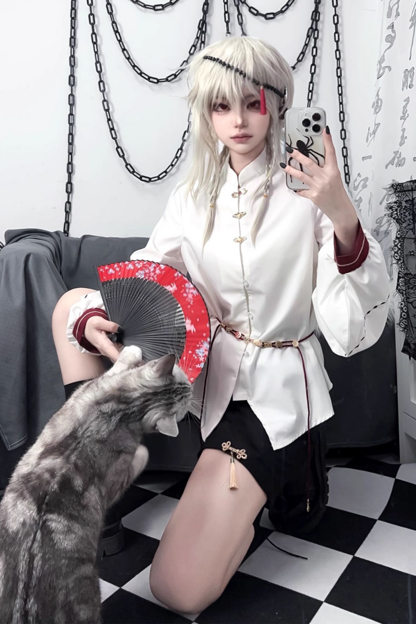 バニーフードプリンスアウター+シャツ+ショートパンツ