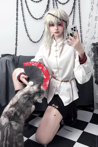 バニーフードプリンスアウター+シャツ+ショートパンツ