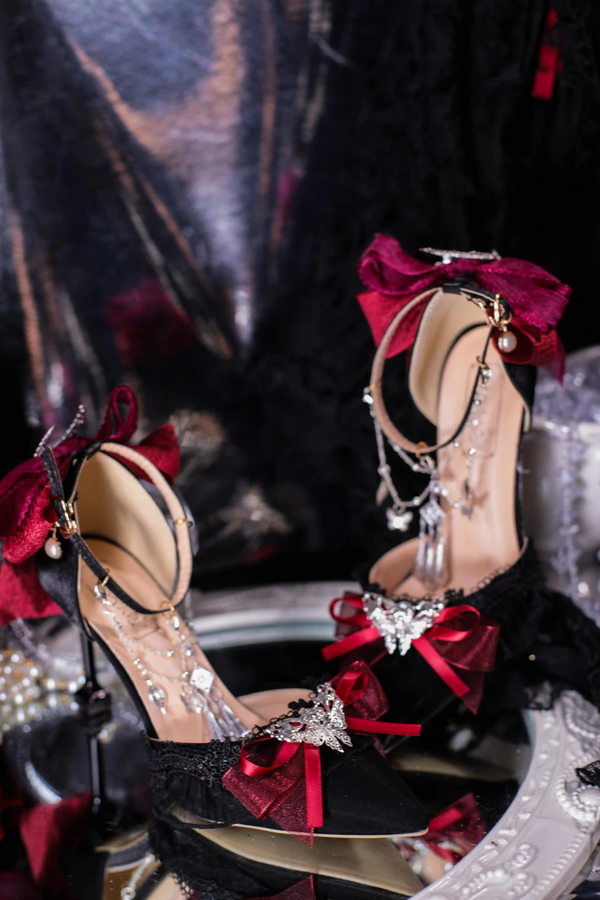 ダークウェディングハイヒール