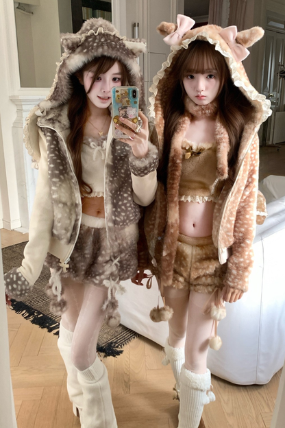 バンビマント+キャミソール+パンツ