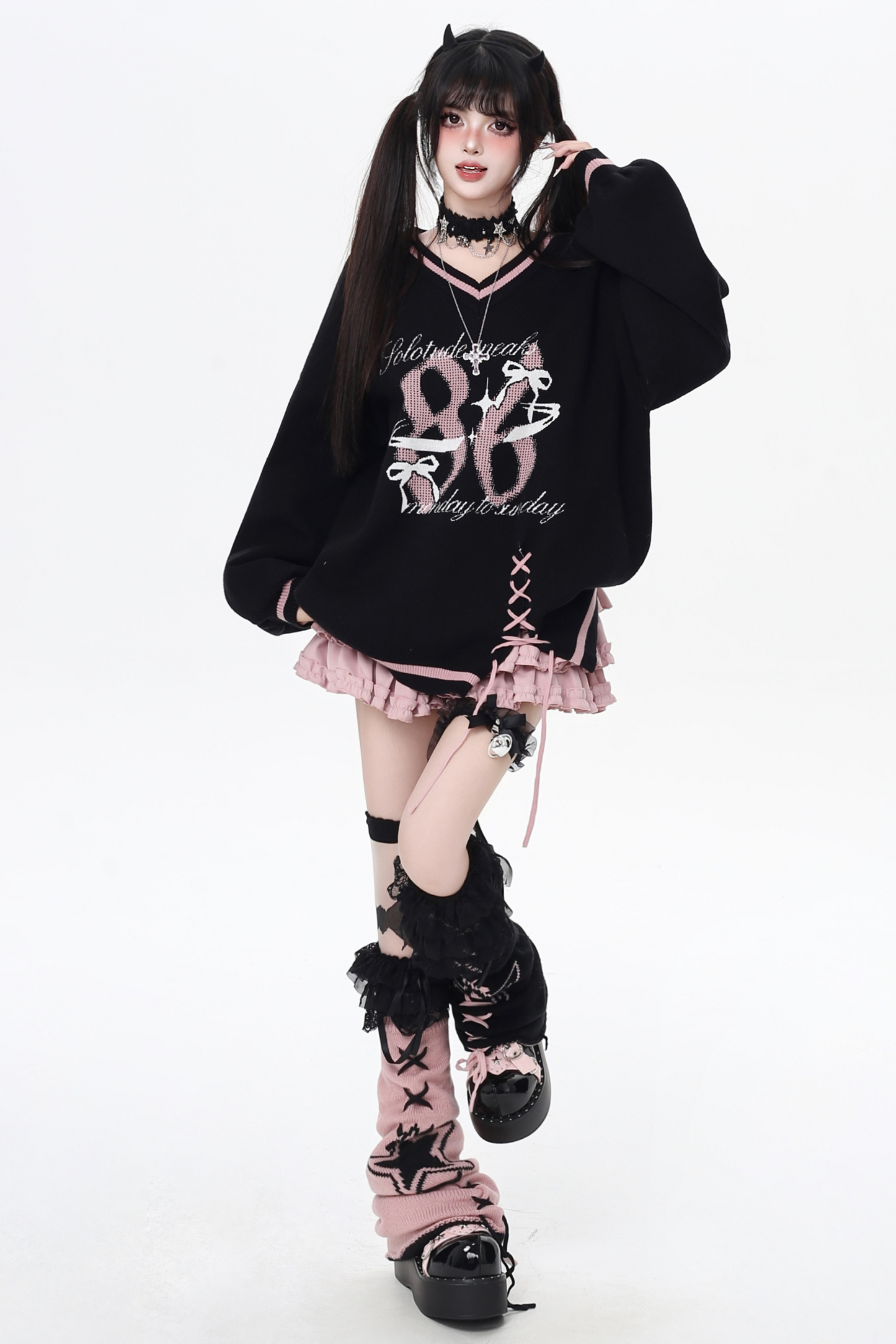 ナンバースウィートクールルーズセーター