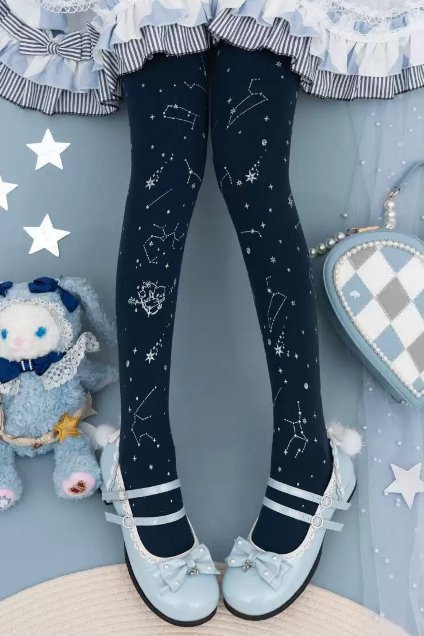 Cat in the Starry Sky x Constellation Lolita Tights