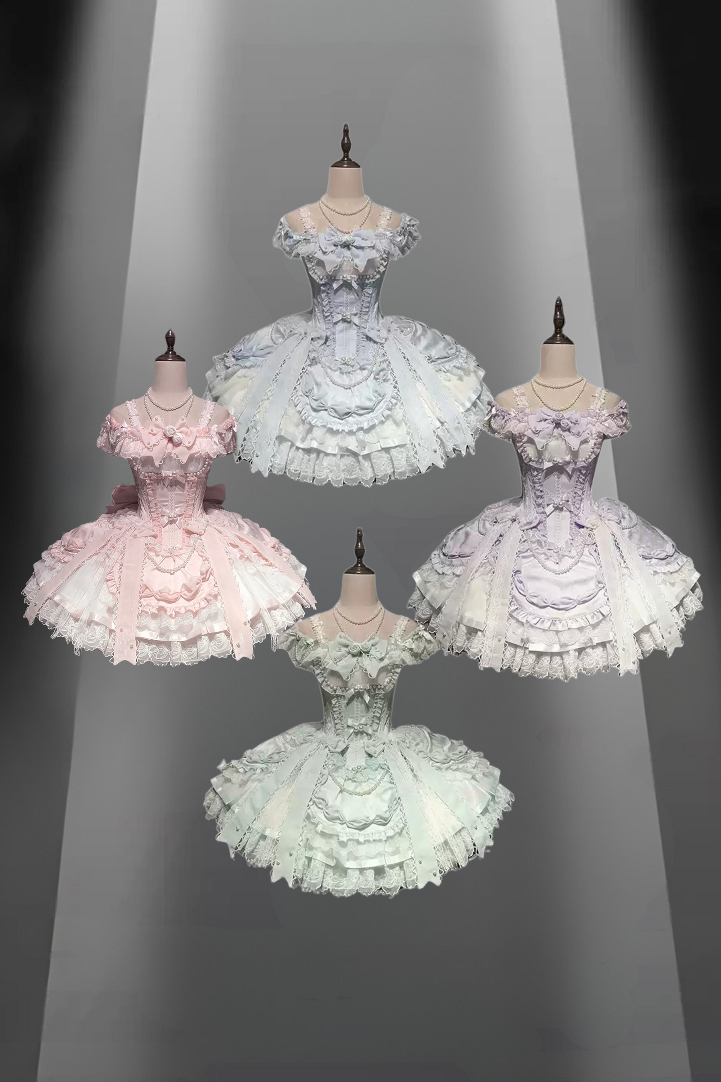 [Order Deadline: October 3] Pearl Rose Ballet Style Pure Elegant Dress
