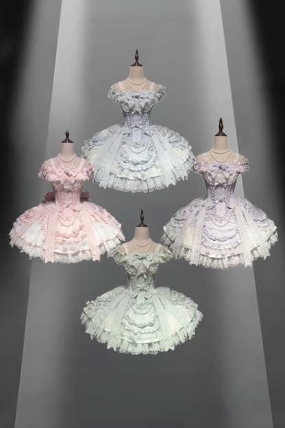 [Order Deadline: October 3] Pearl Rose Ballet Style Pure Elegant Dress