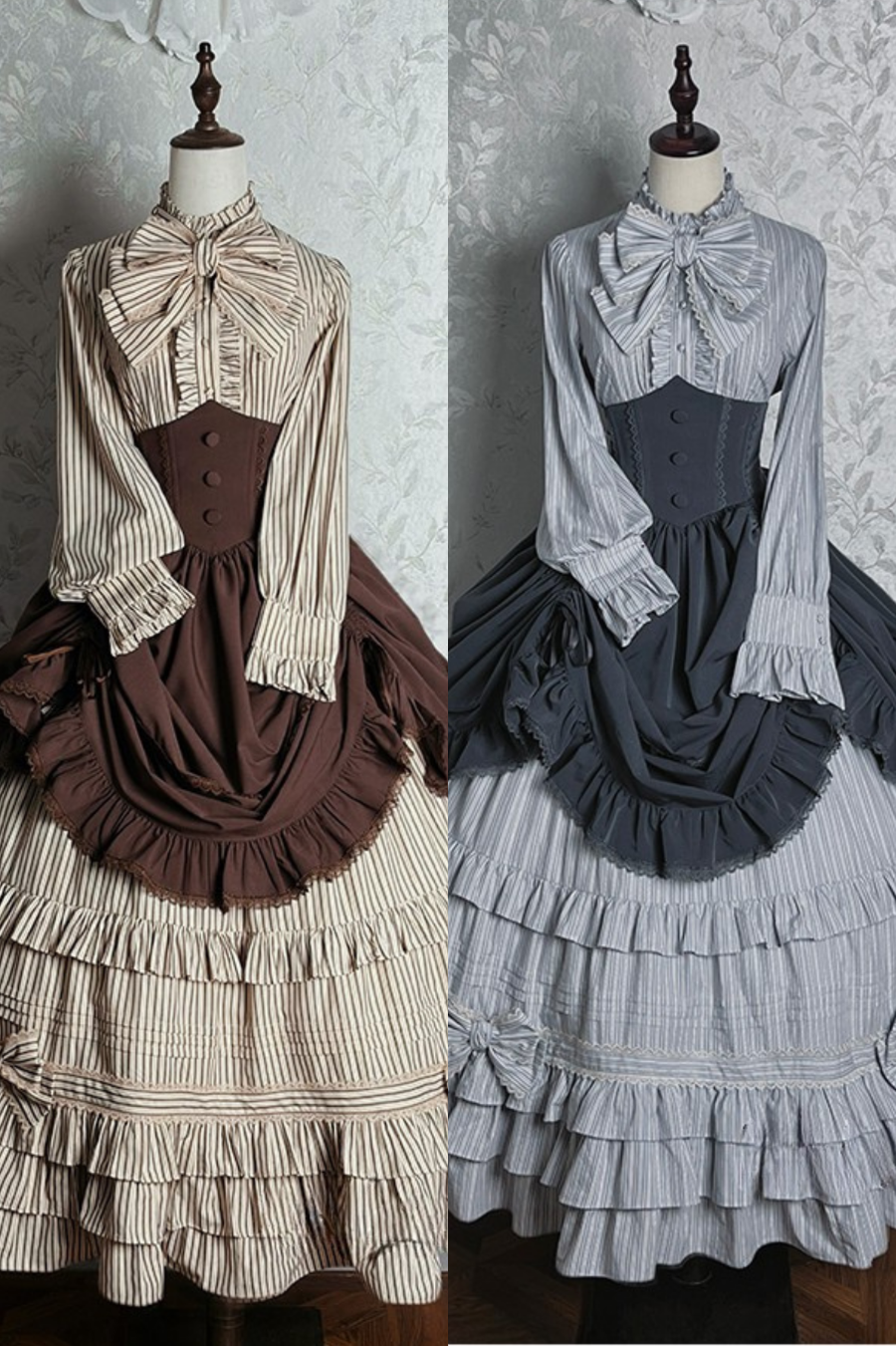 【2月26日予約締切】ビクトリアデュークエレガントクラシックプルアップスカート＋ティアードリボンスカート