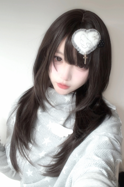 Light Stone Angel Hair Pin