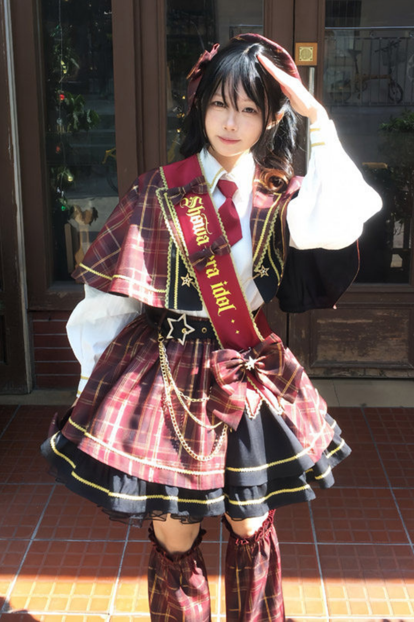 Retro Check Idol Lolita Set