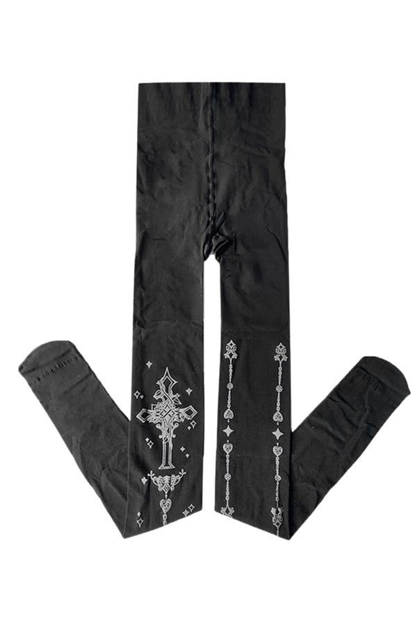 クロスゴシックタイツ