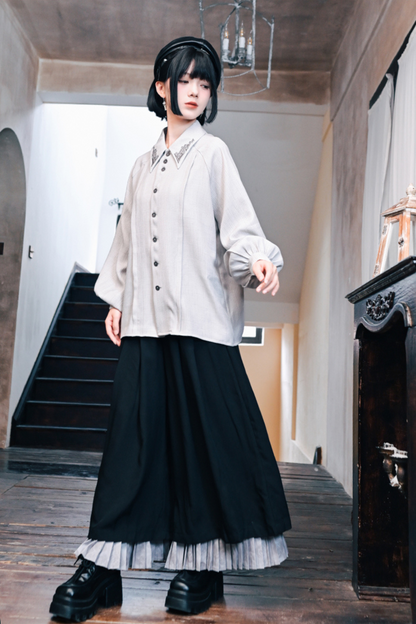 China Lantern Sleeve Shirt