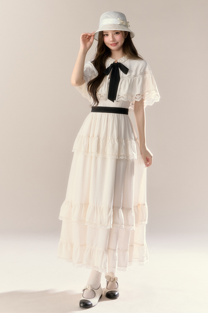 Lillian French Shawl Cake Dress