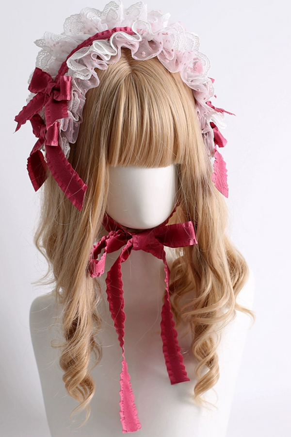 Rose Red Velvet Cake Doll Accessories
