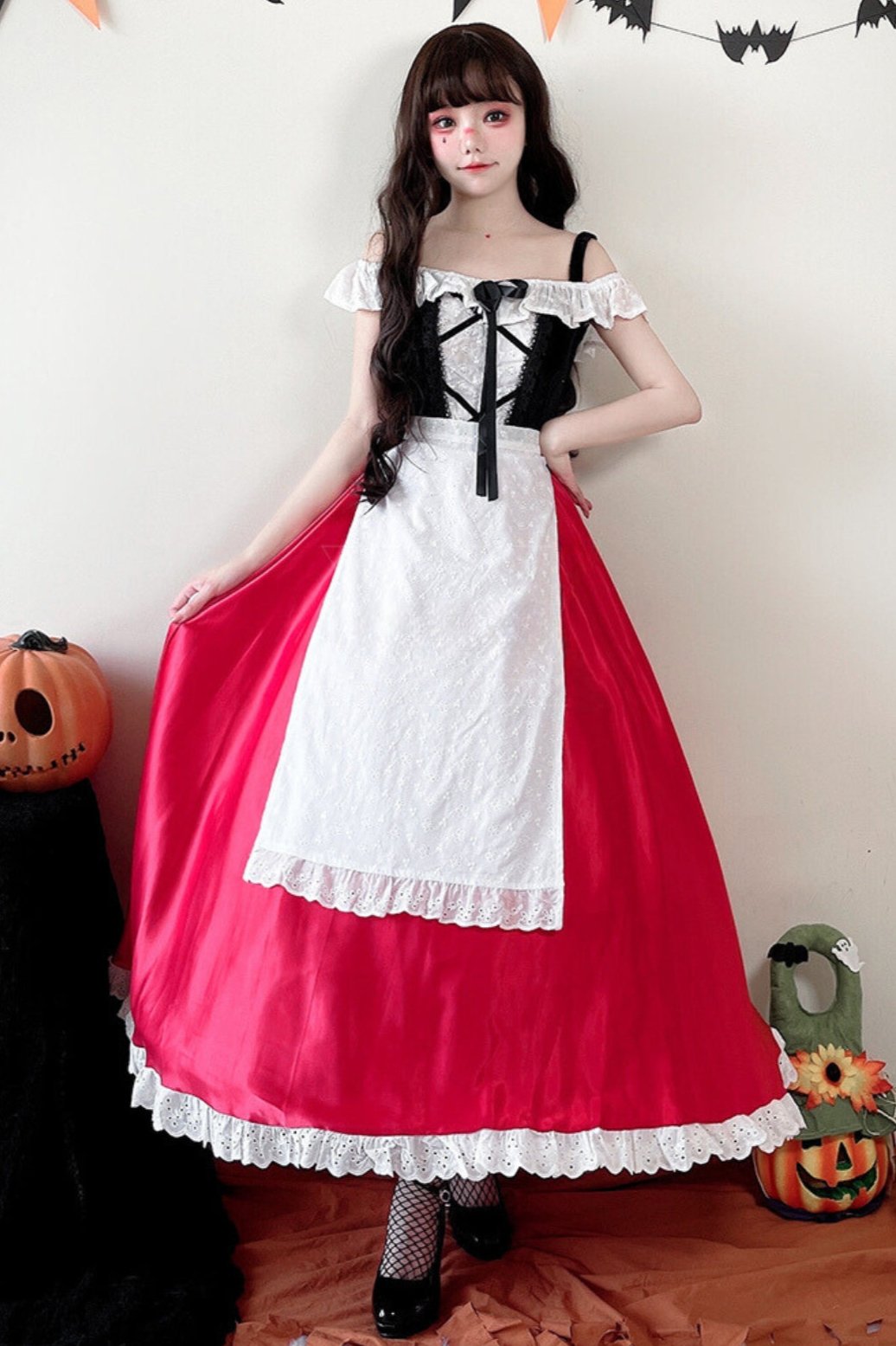 Witch Cape Puffy Princess Dress