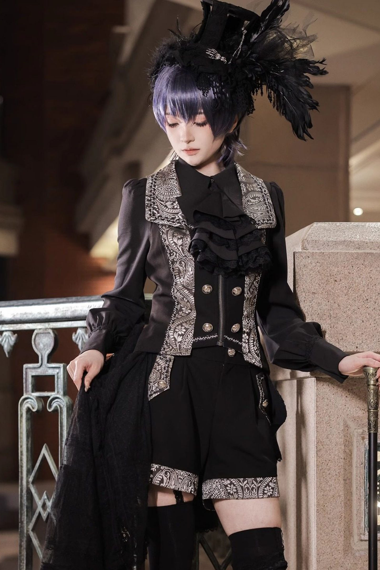 Dark Prince Lolita Jacket + Shirt + Pants + Vest