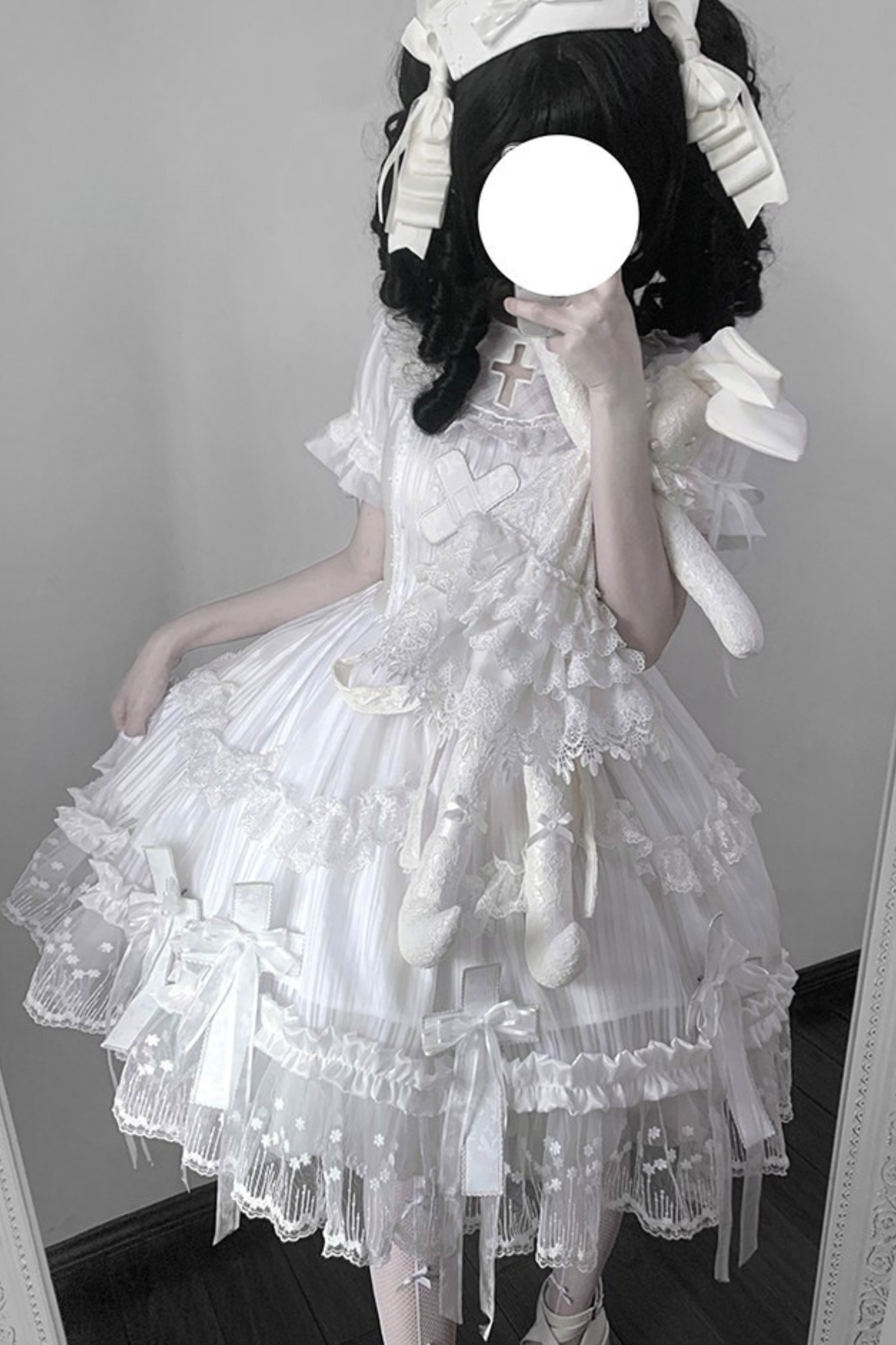 エンジェルナースローリタドレス+ナースハット