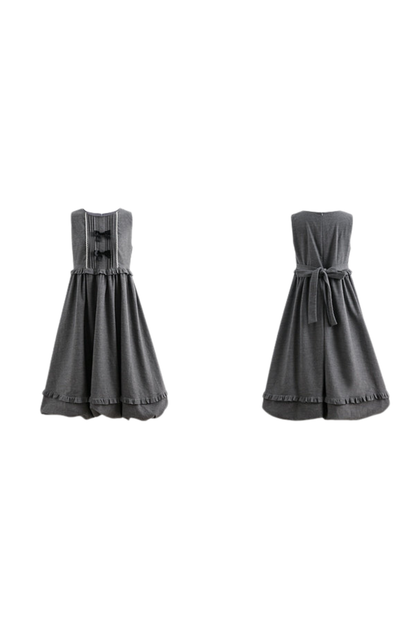 リボンレトロサスドレス