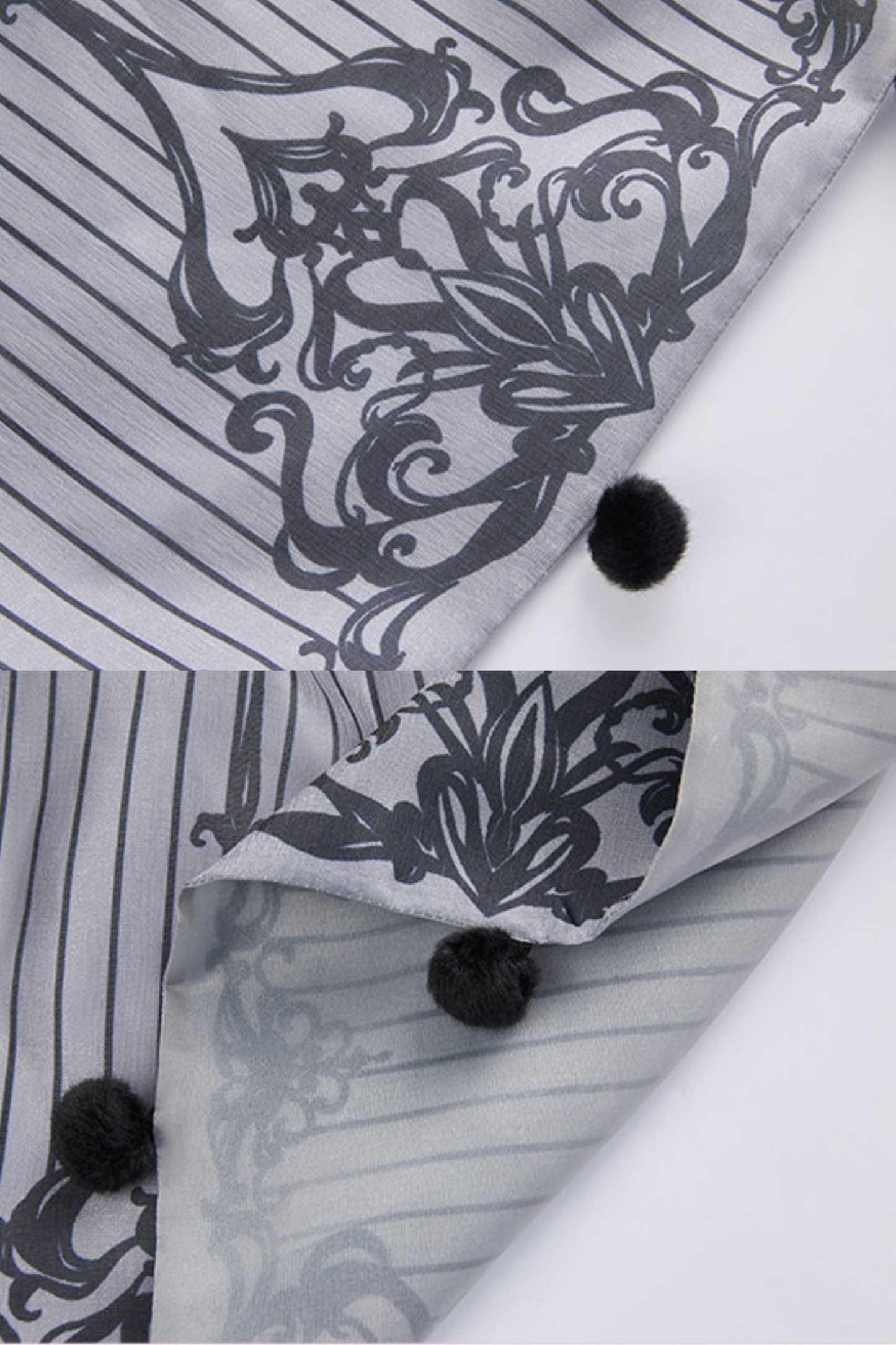 【2月28日予約締切】ダークシルバーレースロリータドレス+BNT+ネックアクセサリー