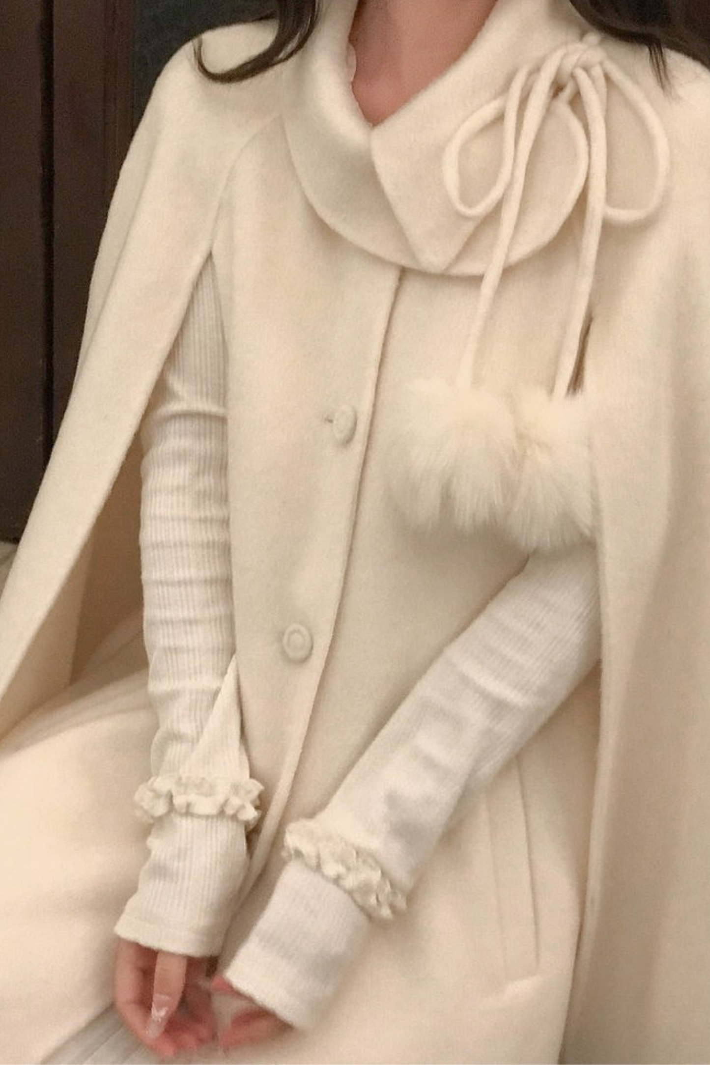 ガールスタイルケープコート