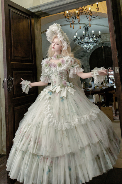 [Pre-order] Flower Fairy Bridal Lolita Dress