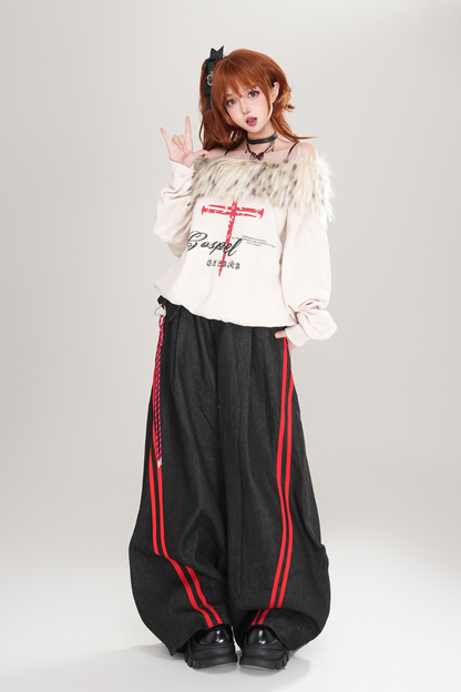 Mode Line Patchwork Pants
