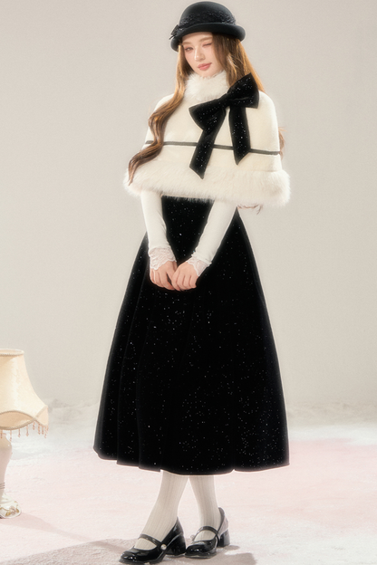 フレンチハイエンドマント +フレアスカート