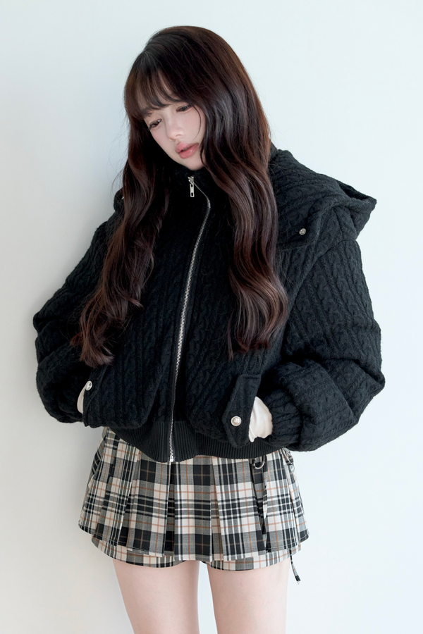 Mode Cable Knit Jacket