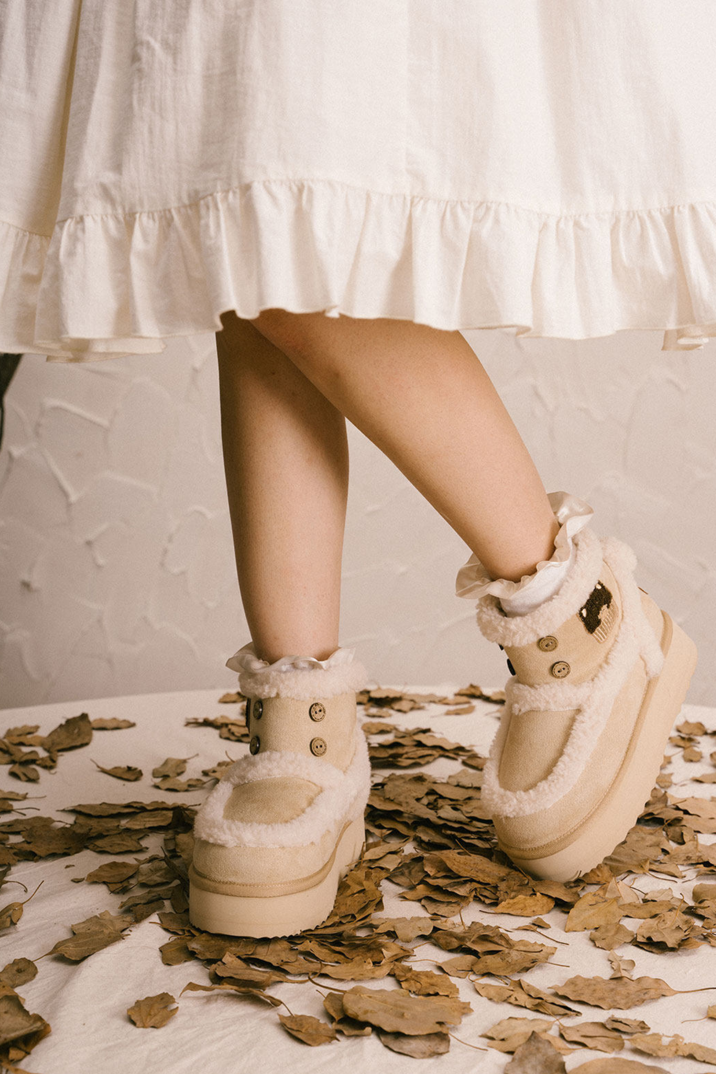 Lolita Fleece Line Snow Boots