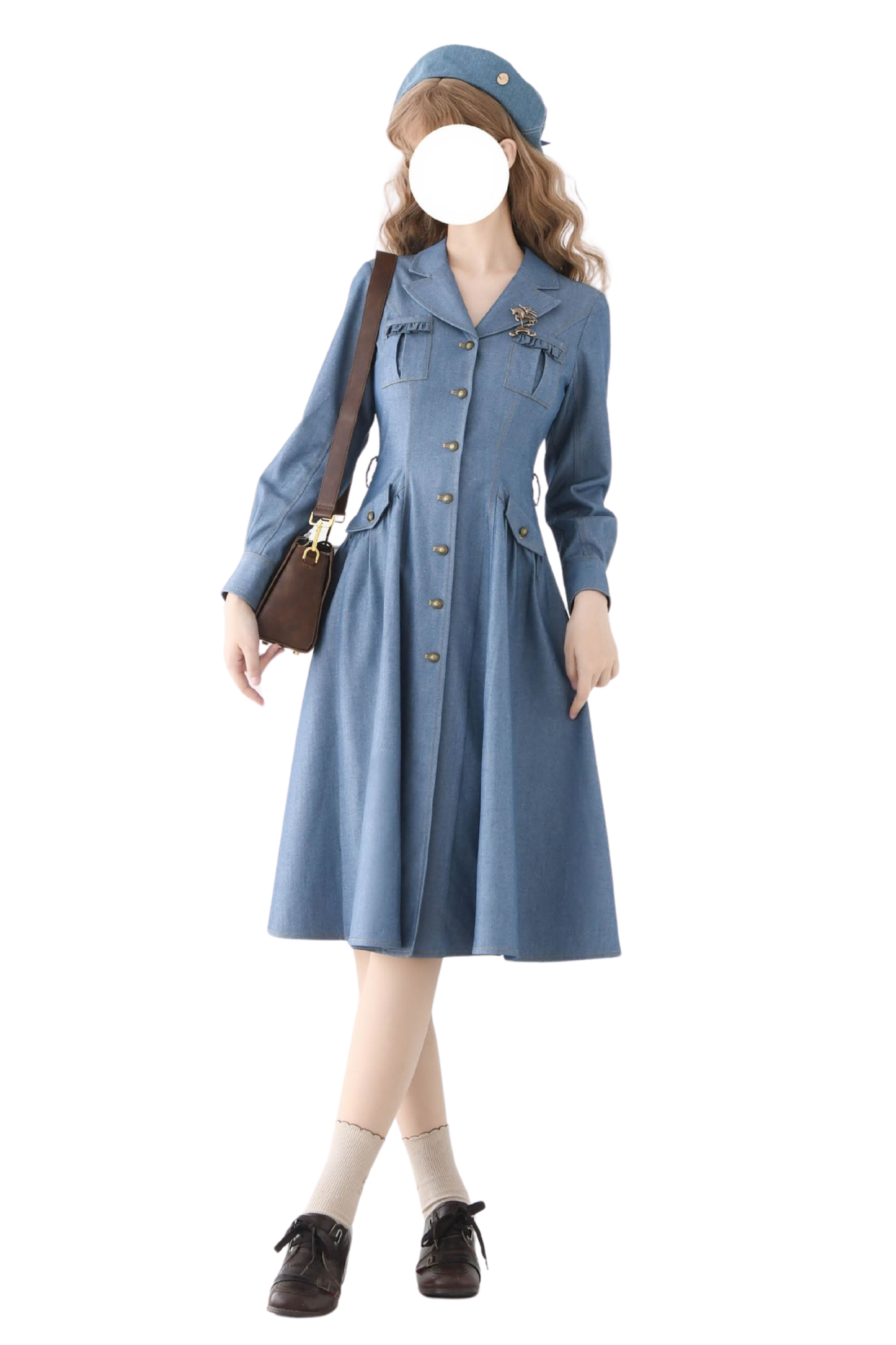 フォレストワードローブアメリカンヴィンテージデニムドレス