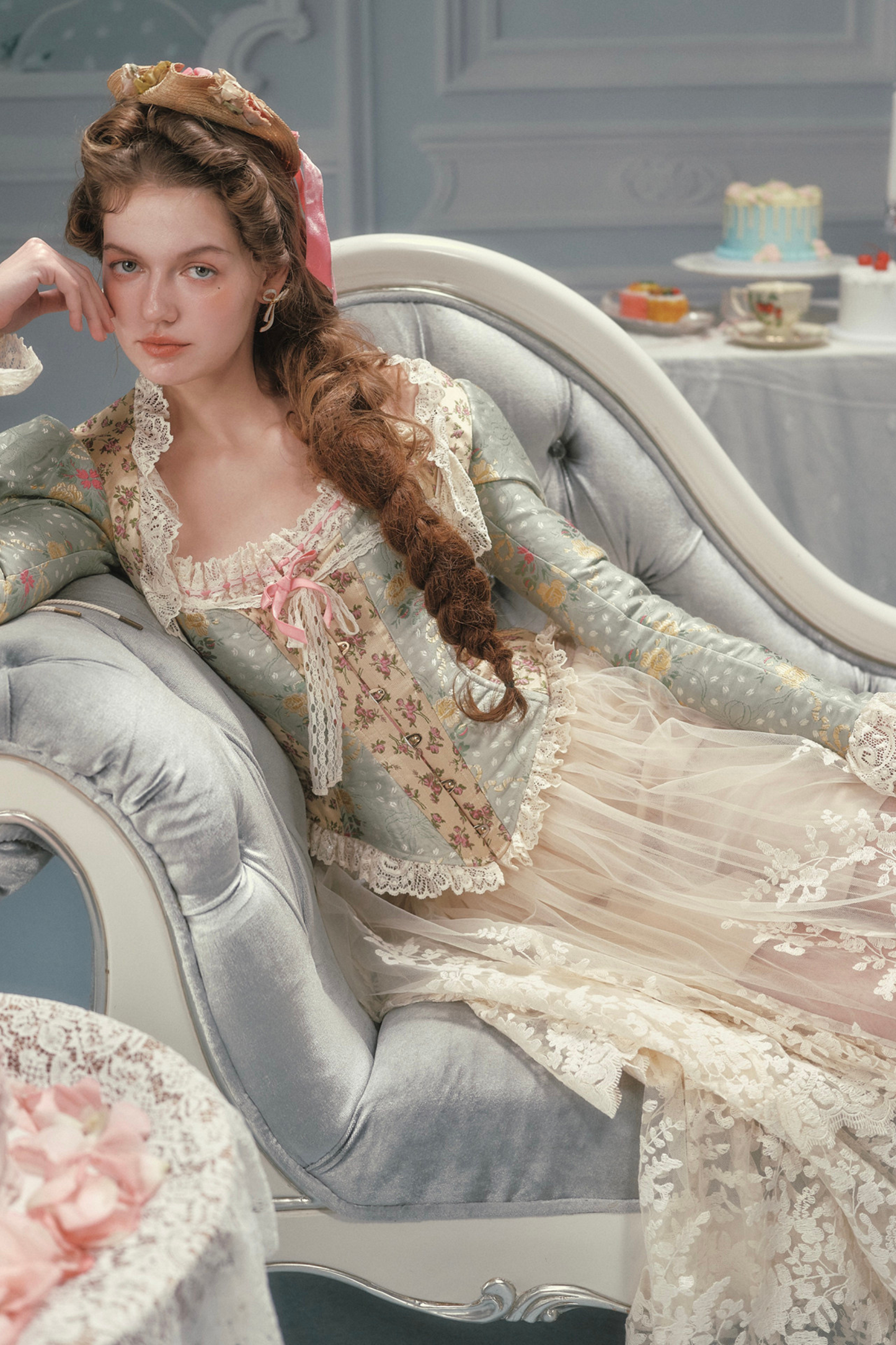 Fabric French Corset Top