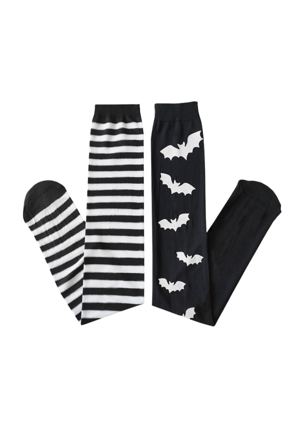 ゴシックロリータボーダーハイソックス