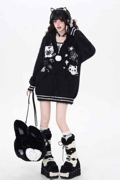 クールラビットフードオーバージャケット