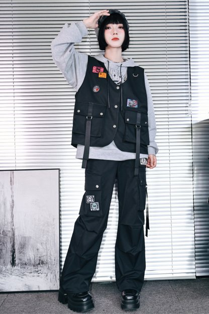 ワークウェアスタイルストリートベスト