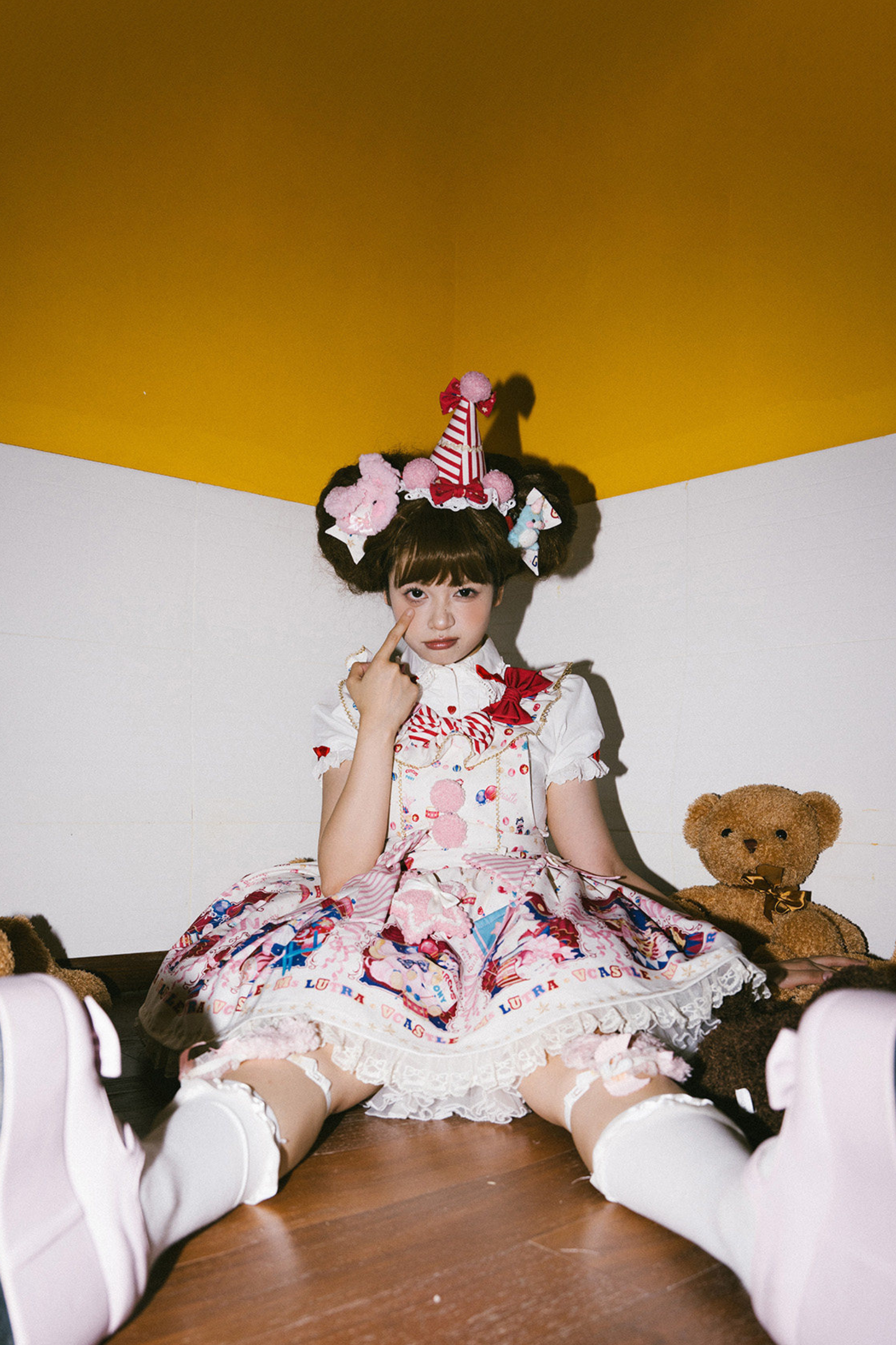 サーカスサスペンダーロリータドレス＋スカート