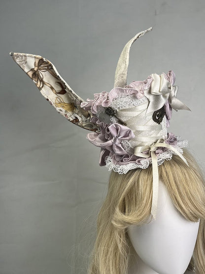 [Pre-order Deadline: September 28] Alice Classical Lolita Series Accessories (Bunny Ear Mini Hat/Ribbon Kc)
