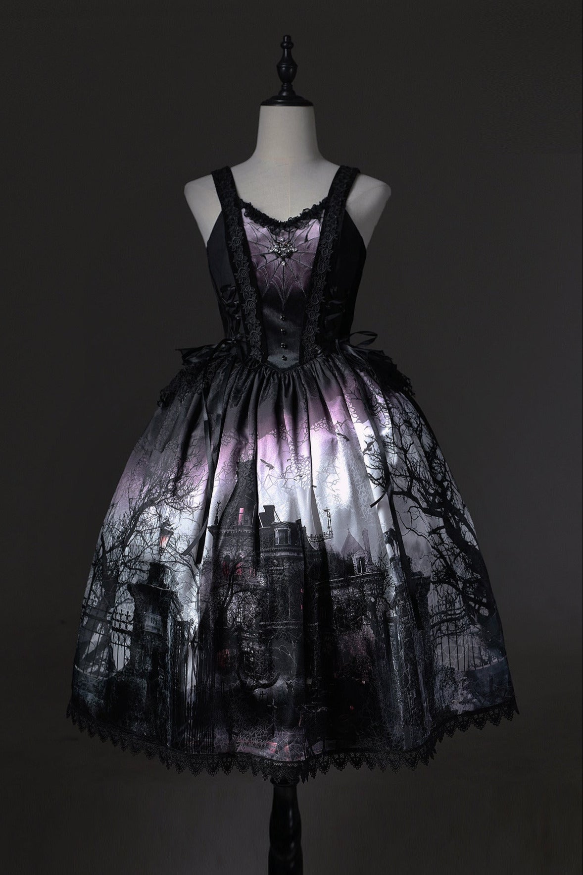 [Deadline for reservations: February 23] Horror House Spider Web Dark Gothic Suspended Dress