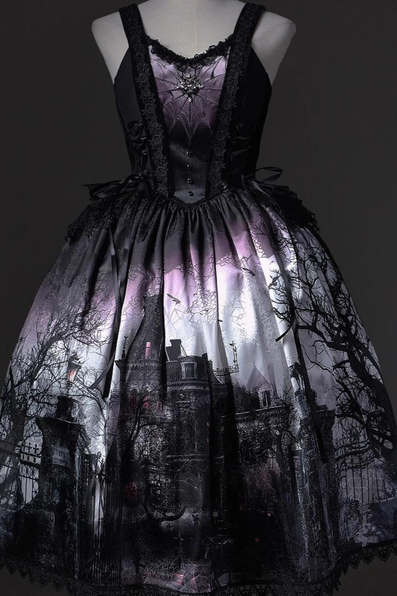 [Deadline for reservations: February 23] Horror House Spider Web Dark Gothic Suspended Dress